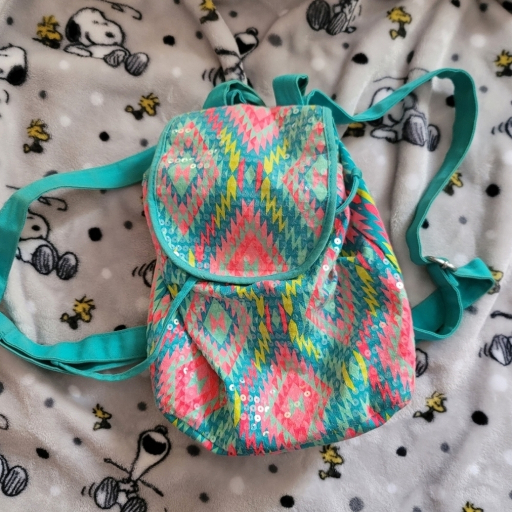 💙2/$8💙 Target Sequins Mini Backpack